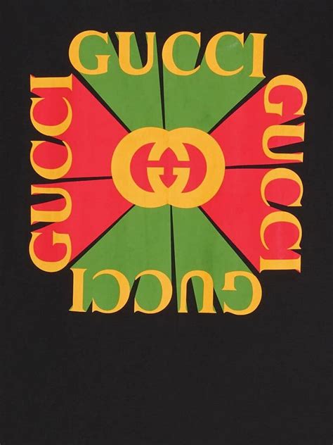 gucci trademark-print t-shirt|Gucci t shirt vintage.